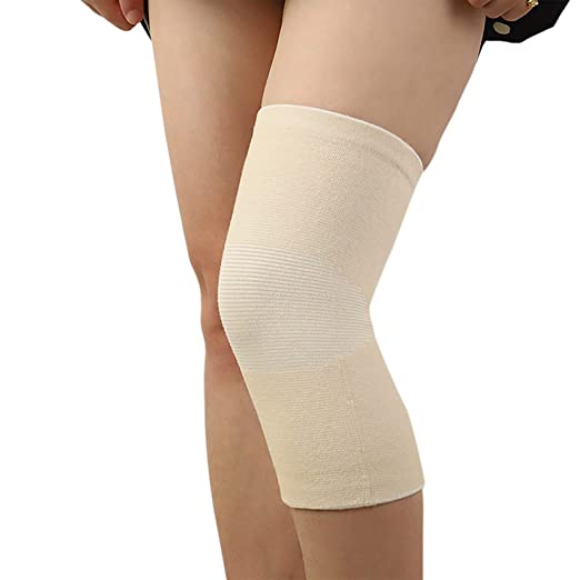 Genouillères en tissu de bambou pour le soutien du genou, l'amélioration de la circulation et le soulagement de la douleur, compression sportive pour la course, la gestion de la douleur, les douleurs arthritiques pour femmes et hommes