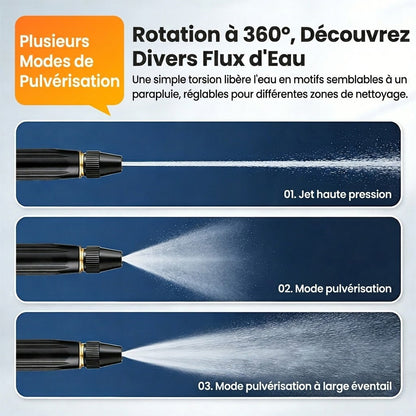 💥50 % de réduction — Dernier jour丨Billhol® 🏆Pistolet à eau haute pression pour lavage de voiture à domicile, indispensable pour arroser les plantes et les légumes, ainsi que pour laver la voiture.👍💦